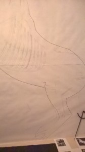 Drawing / Plan of horse for Fame Statue