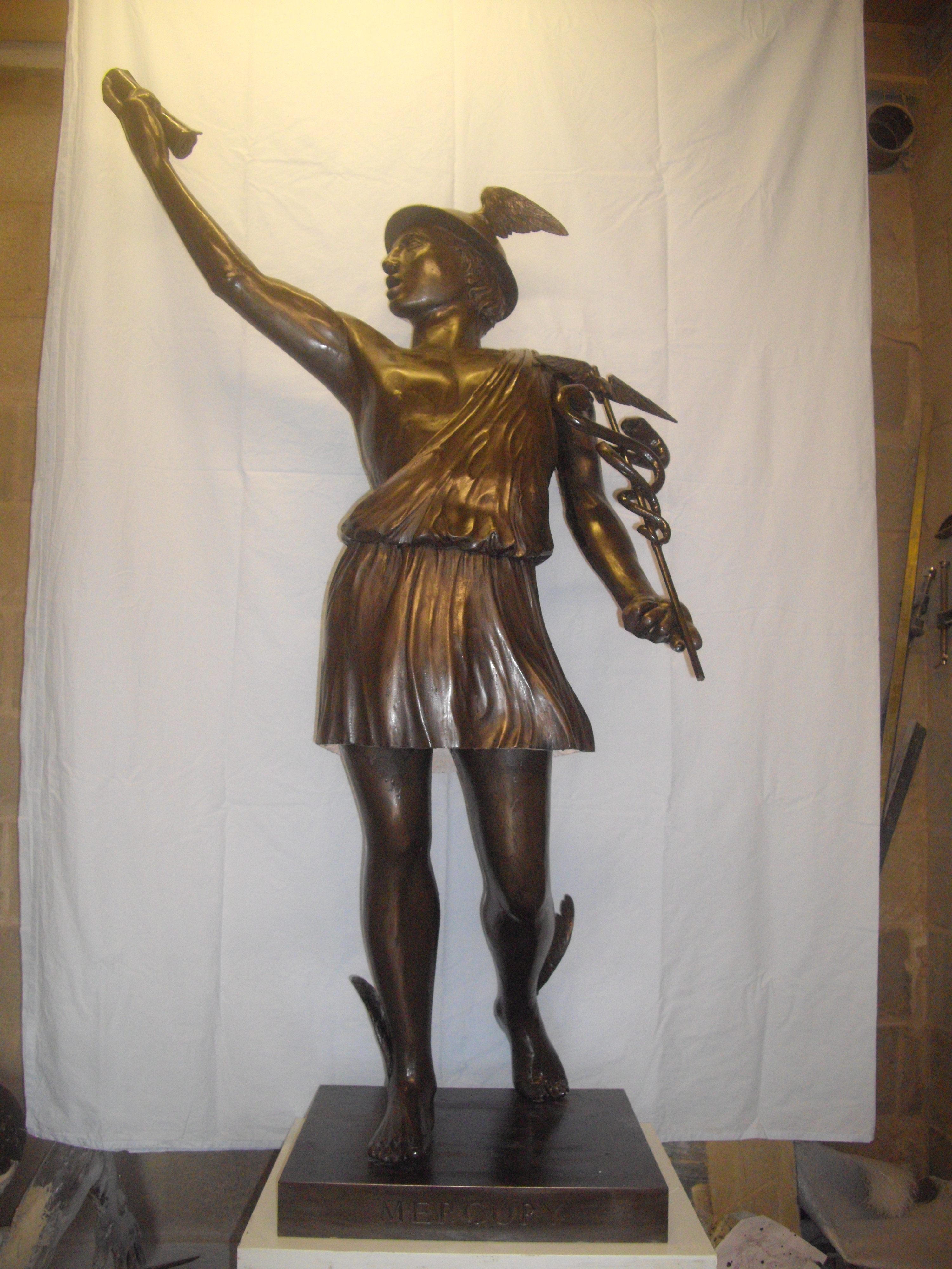 Mercury Statue by Barry Davies, Sculptor